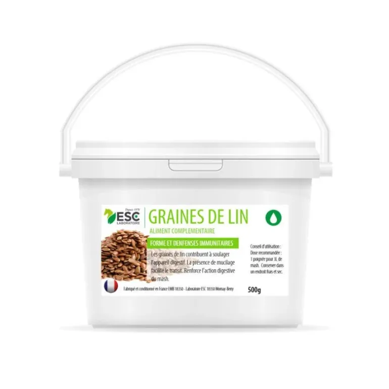 ESC Laboratoire Graines de Lin Cheval