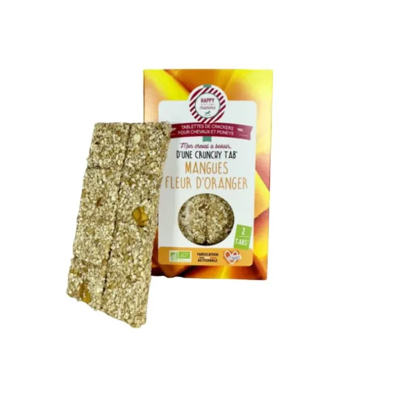 Happy Crackers Crunchy Tabs' Mangue Fleur d'Oranger