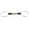 Jump'In Mors Grands Anneaux Double Brisure Recouvert de Cuir