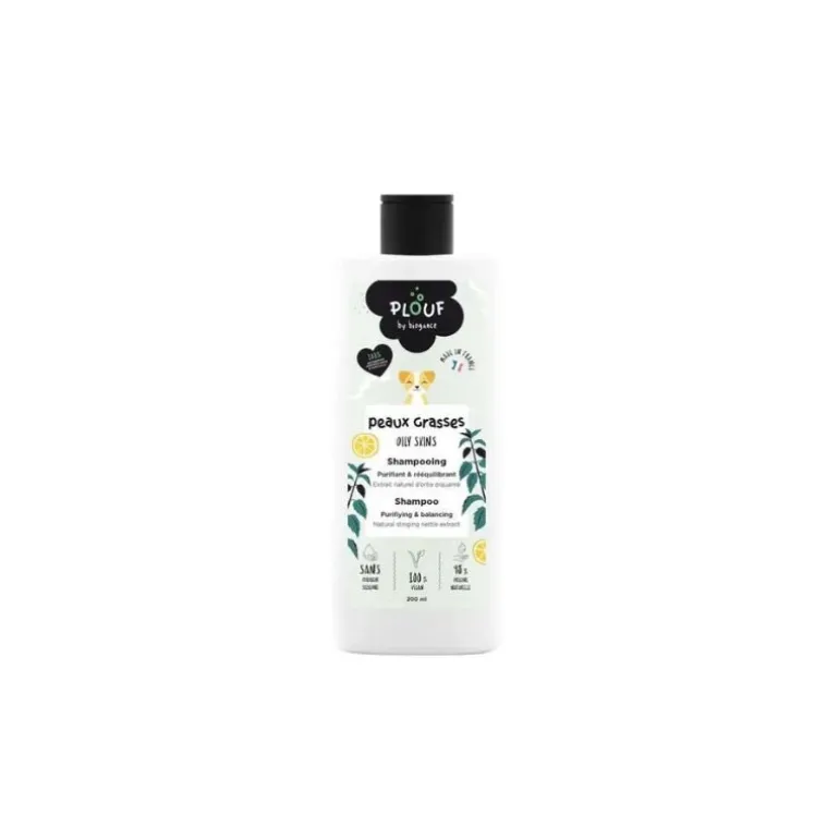 Plouf Shampoing Peaux Grasses Chien